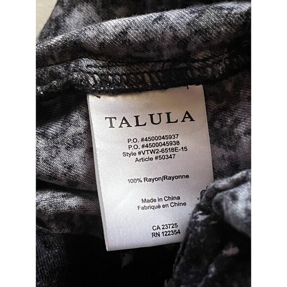 Aritzia Talula Los Feliz Abstract Printed Drawstring Waist Joggers Pants Size S - Picture 6 of 11